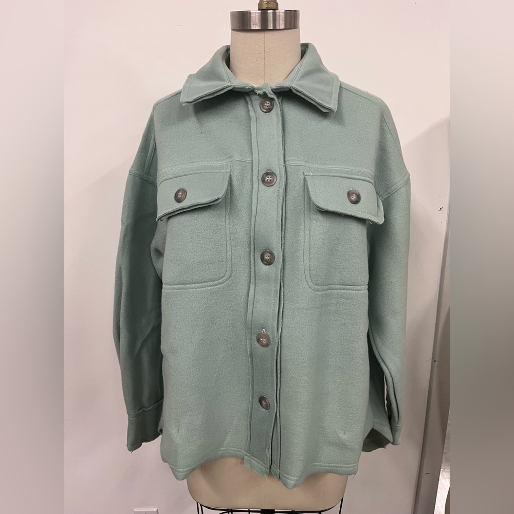 Loose fit shacket